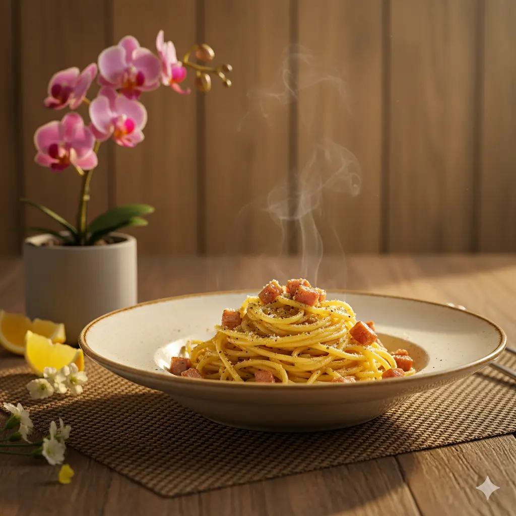 Espagueti Carbonara - Los Sartenes Loja